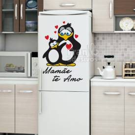 Adesivo decorativo de geladeira Mamãe te amo!!!