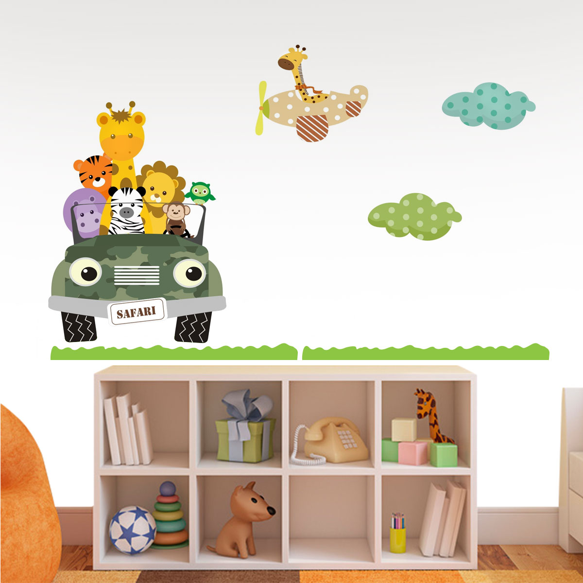 Featured image of post Adesivo De Parede Infantil Carrinhos Adesivo de parede quarto infantil carros na cidade