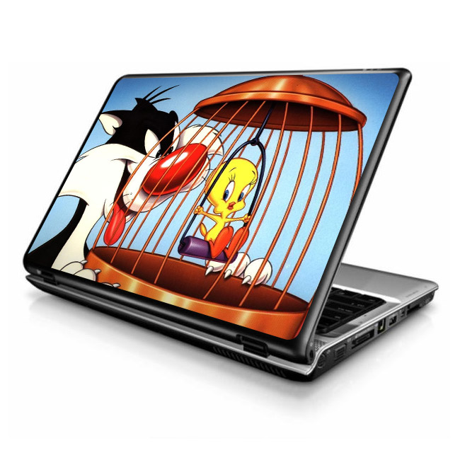 Adesivo Skin para Notebook Piu Piua e Frajola m Feira De Artesanato Urbano Da Graça ~ Adesivo Skin para Notebook Piu Piua e Frajola m