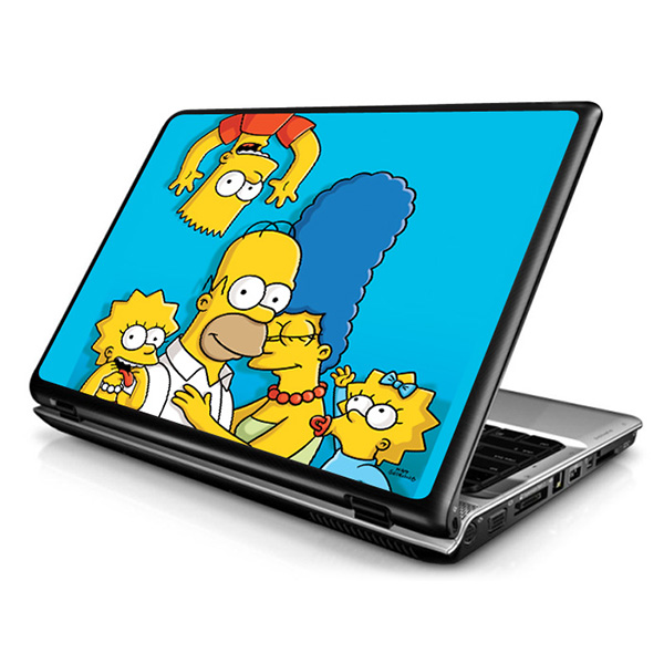 Adesivo Skin para Notebook Netbook Os Simpsons modelo 4 Feira De Artesanato Urbano Da Graça ~ Adesivo Skin para Notebook Netbook Os Simpsons modelo 4