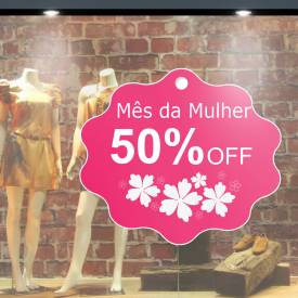 Adesivo Para Vitrine Dia Da Mulher 12