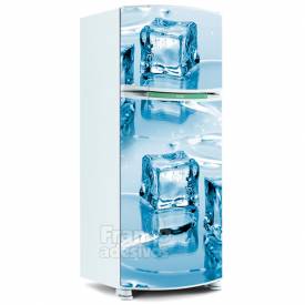 Adesivo para Geladeira Inteira - Pedra de Gelo 1