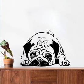 Adesivo De Parede Cãozinho Pug