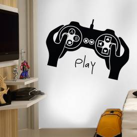 Adesivo De Parede Games Controle Play