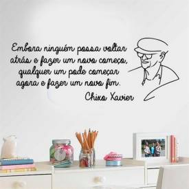 Adesivo de Parede Frase de Chico Xavier