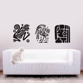 Adesivo decorativo de parede Tribal