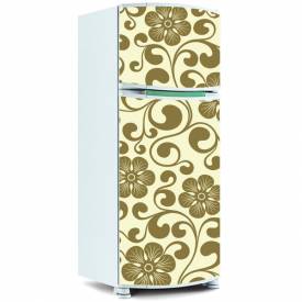 Adesivo para Geladeira Inteira - Floral 4
