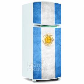 Adesivo para Geladeira Inteira - Bandeira Argentina
