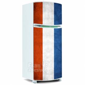 Adesivo para Geladeira Inteira - Bandeira França