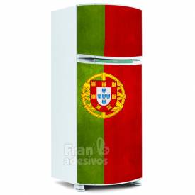 Adesivo para Geladeira Inteira - Bandeira Portugal