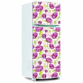 Adesivo para Geladeira Inteira - Floral 1