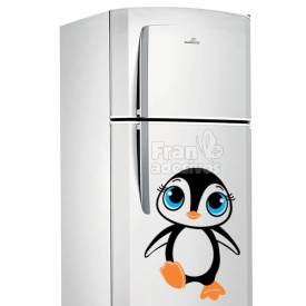 Adesivo para Geladeira Pinguinha Contente