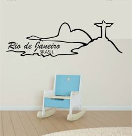 Adesivo De Parede Cidades E Monumentos Rio De Janeiro