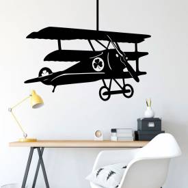 Adesivo de Parede Frase Avião Trevo