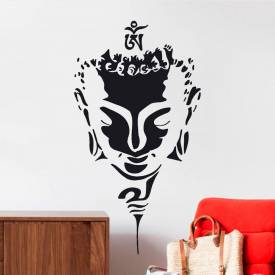 Adesivo de Parede Buda Silhueta