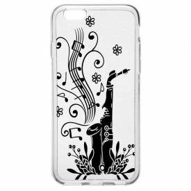 Capinha para Celular Sax Com Floral