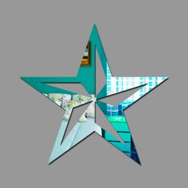 Espelho Decorativo Estrela Nautica