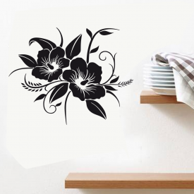 Adesivo De Parede Floral Caribe