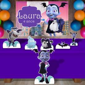 Kit Para Festa Totem E Banner Vampirina