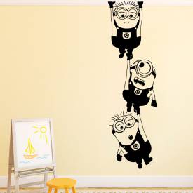 Adesivo de Parede Minions Vertical