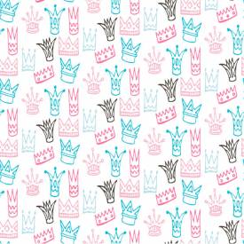 Papel de Parede Infantil Coroas