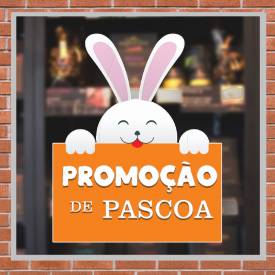 Adesivo Para Vitrine Páscoa 11