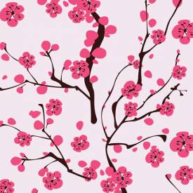 Papel de Parede Floral Sakura