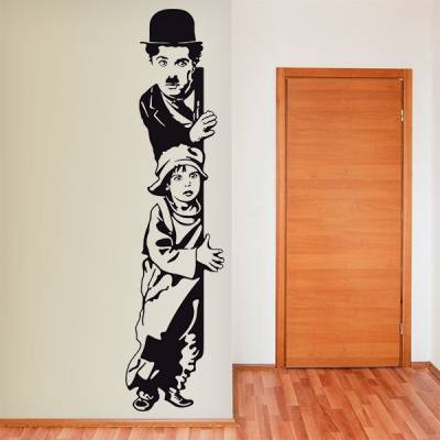 Adesivo de Parede Charlie Chaplin The Kid