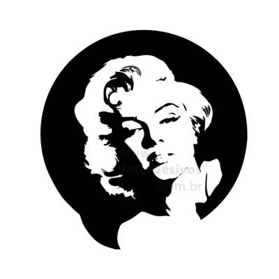 Adesivo decorativo de parede Marilyn Monroe 5