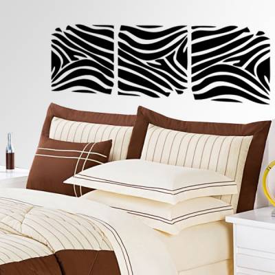 Adesivo de Parede Zebra em Quadros