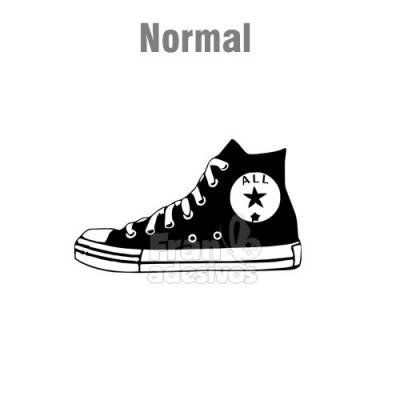 Adesivo decorativo de parede All Star modelo 2