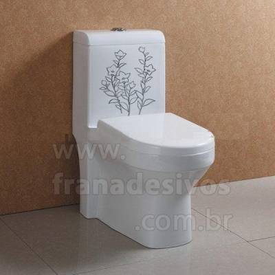 Adesivo Decorativo para Banheiro Floral Encanto