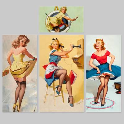Adesivo para Envelopamento de Geladeira Completa Pin-Up 2