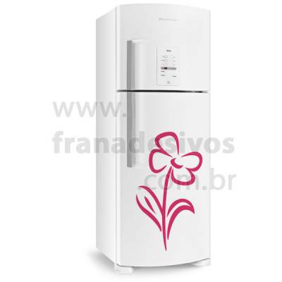 Adesivo de Geladeira Flor 2