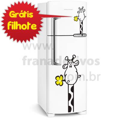Adesivo de Geladeira Modelo Girafa / Girafinha