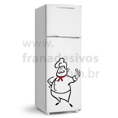 Adesivo de Geladeira Chefe de Cozinha 3