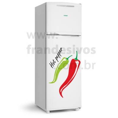 Adesivo de Geladeira Pimentas Hot Pepper