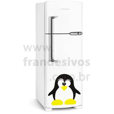 Adesivo de Geladeira Pinguim Amigo