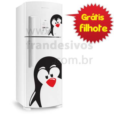 Adesivo de Geladeira Pinguim 1