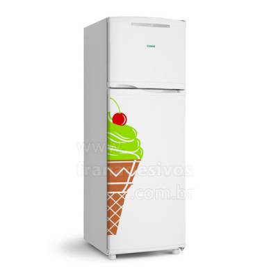 Adesivo para Geladeira Sorvete