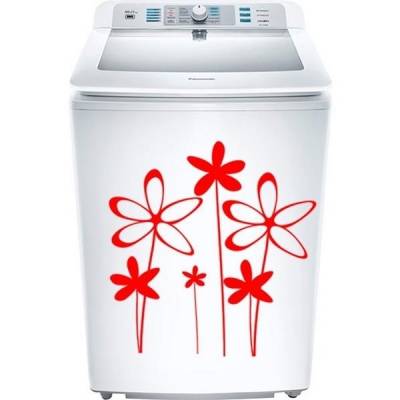 Adesivo para Máquina de lavar - Floral