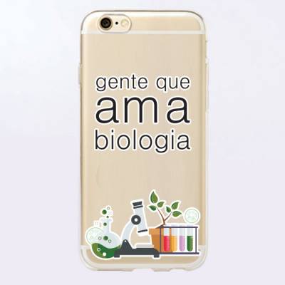 Capinha para Celular Gente Que Ama Biologia
