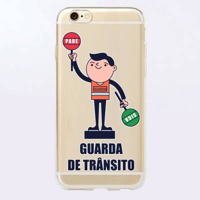 Capinha para Celular Guarda de Trânsito