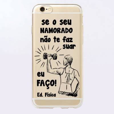 Capinha para Celular Eu Faço Educação Física