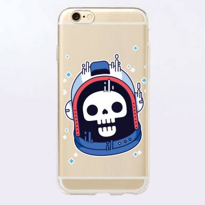 Capinha para Celular Caveira do Espaço