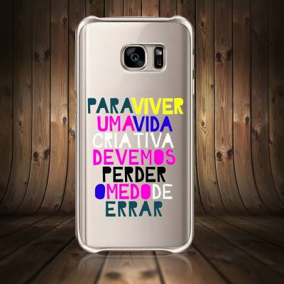 Capinha Para Celular Frase Vida Criativa