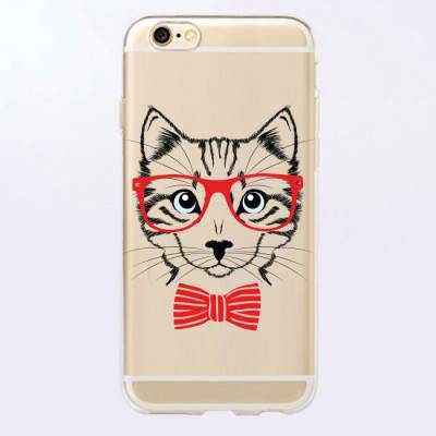 Capinha para Celular Gatinho com Gravata