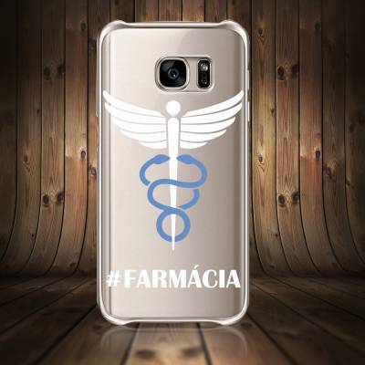 Capinha para Celular Profissão Farmácia Logo