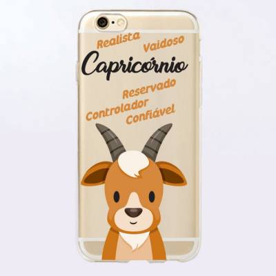 Capinha para Celular Signo de Capricórnio