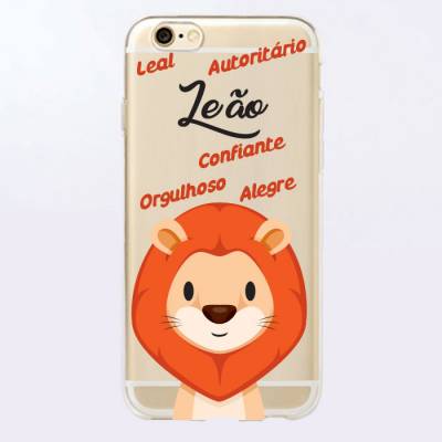 Capinha para Celular Signo de Leão